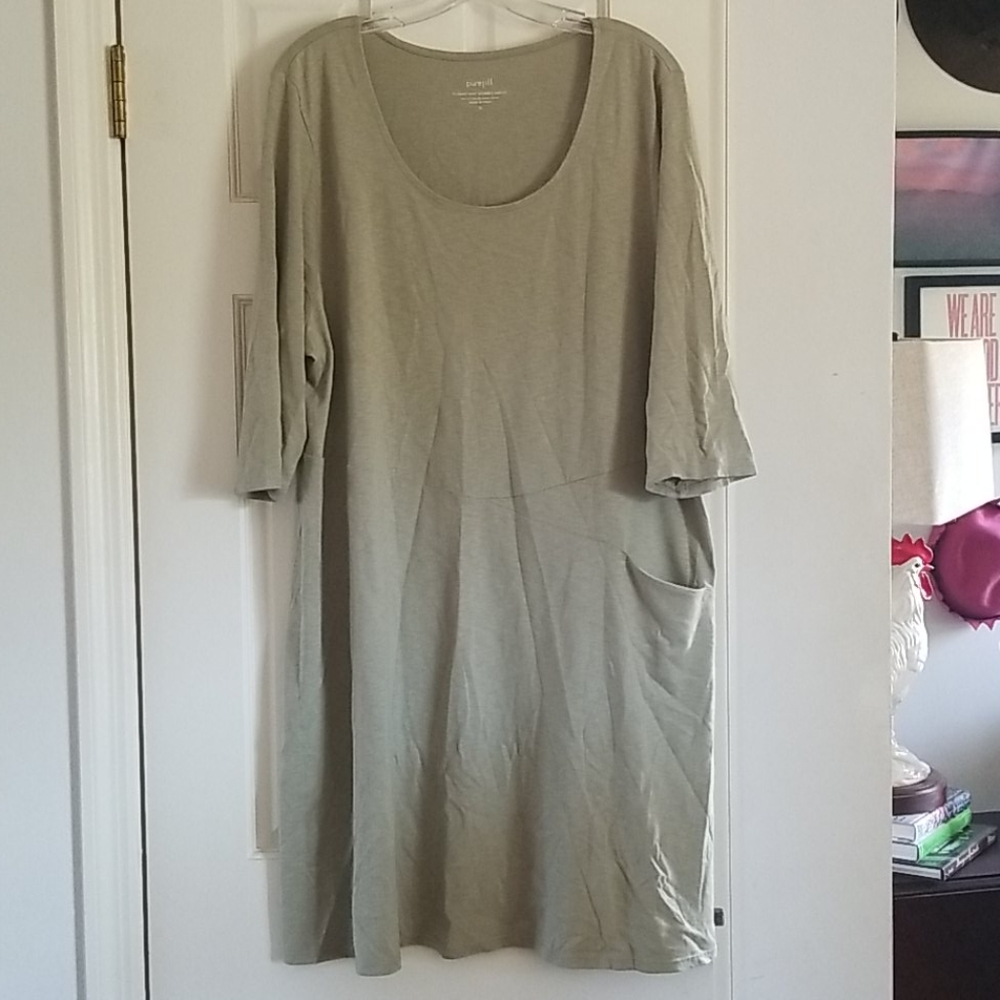 NWOT Cotton dress + Pima Leggings